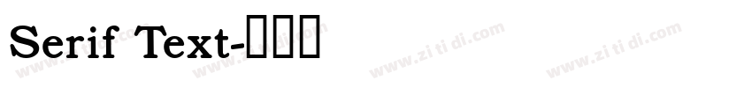 Serif Text字体转换